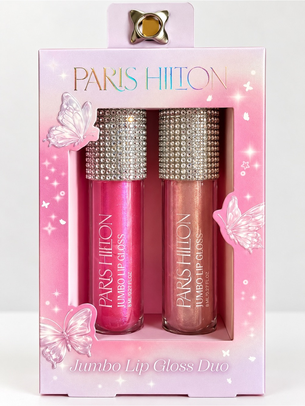 🦋✨Brand new Paris Hilton Jumbo Lip Gloss Duo in original packaging.